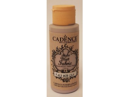 Barva na textil Cadence matná 613, 59ml purpurová lila