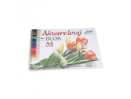 Blok Aquarell A4 10l, 250g BOBO