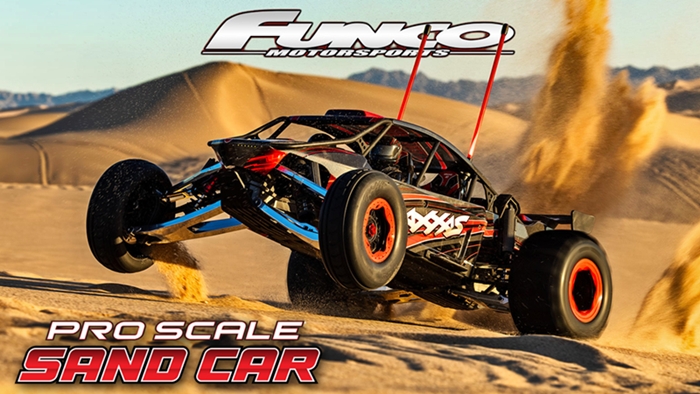 Traxxas Funco 1:16 – RC auto, které vládne písku