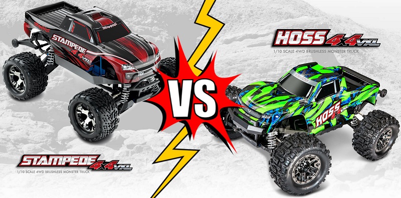 Rozdíly mezi modely TRAXXAS Hoss a Stampede 4x4