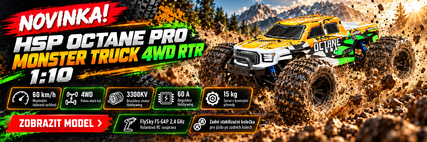 HSP Octane PRO Monster Truck 4WD RTR 1:10