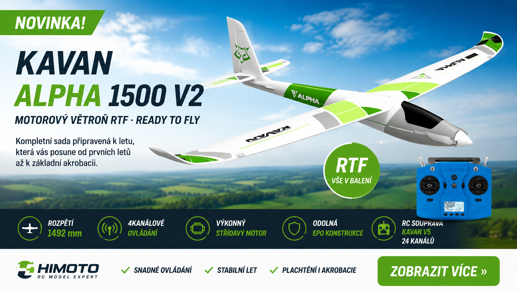 Kavan Alpha V2 1500mm RTF