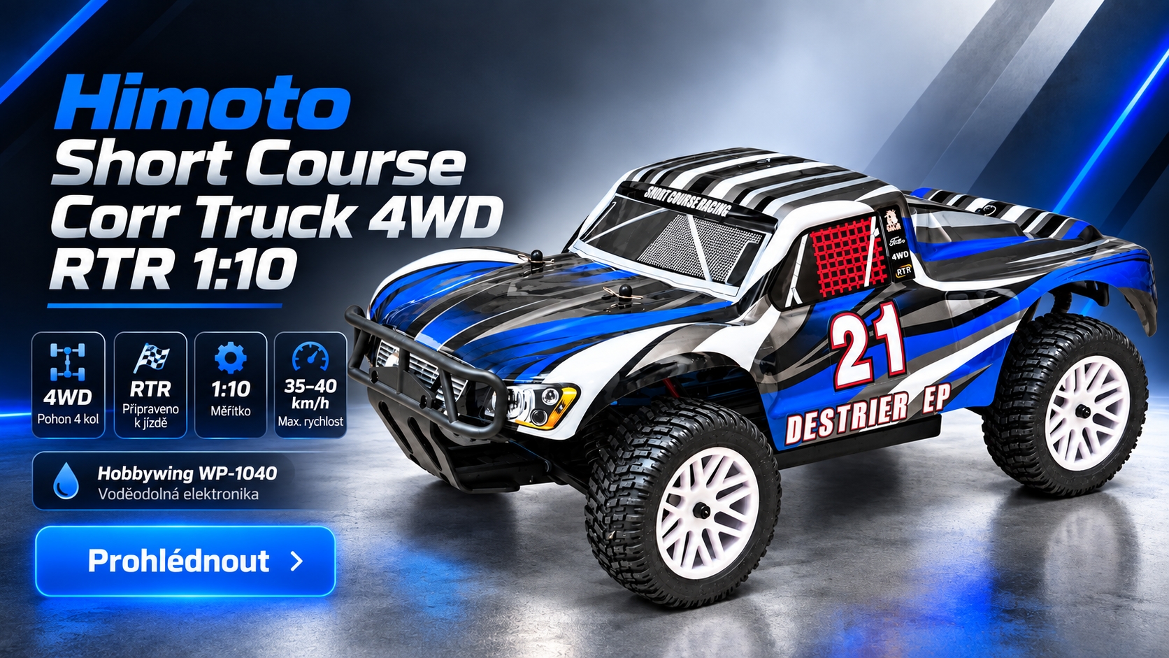 Himoto Short Course Corr Truck 4WD RTR 1:10