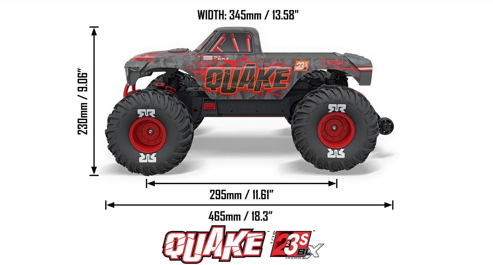 Arrma Quake 223S BLX 2WD – RC auto 1:10