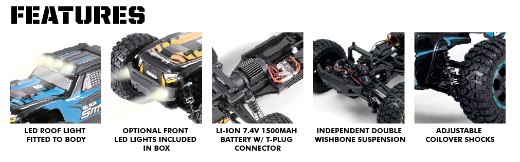 BlackZon Smyter DT 1:12 – RC desert truck 4x4 z jiného pohledu