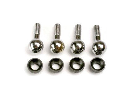 Traxxas - kulové čepy s pouzdrem (4)