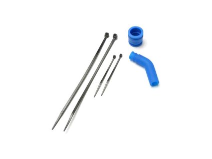 Traxxas - silikonová spojka, deflektor výfuku