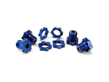 Traxxas - náboj kola 17mm hliník modrý (4)