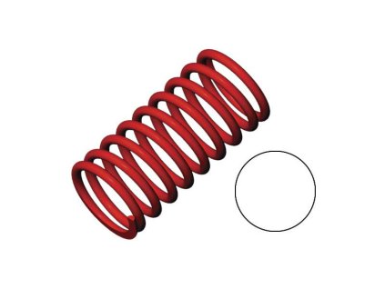 Pružina tlumiče GTR tuhost 2.9N/mm bílá (2)