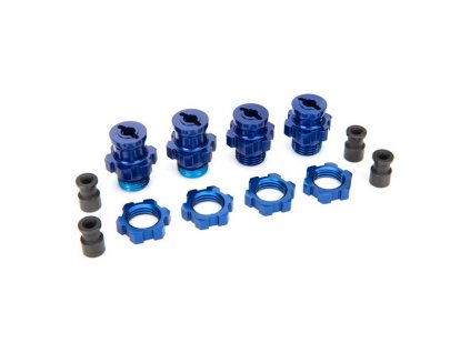 Traxxas - náboj kola 17mm hliník modrý (4)