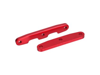 Traxxas - přepážka šasi hliníková červená (P+Z)