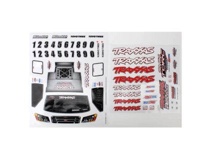 Slash 1:16 - samolepky 4WD truck team