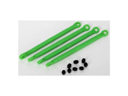 Traxxas - plastové táhlo závěsu zelené (4)