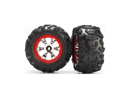 Kolo univ. Canyon 2.2", chromově červený disk (2)