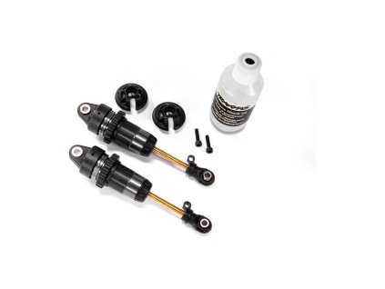 Traxxas - tlumič GTR long hliník/teflon/TiN (2)