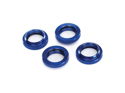 Tlumič GTX: Stavěcí matice pružiny hliníková modrá