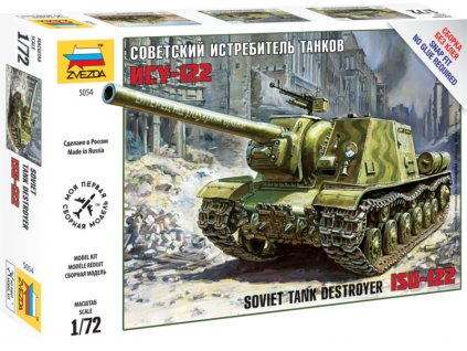 Zvezda samohybné dělo ISU-122 (1:72)