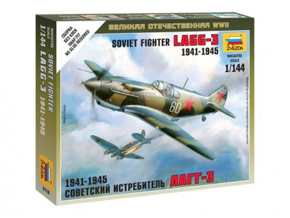 Zvezda Easy Kit Soviet Fighter LaGG-3 (1:144)