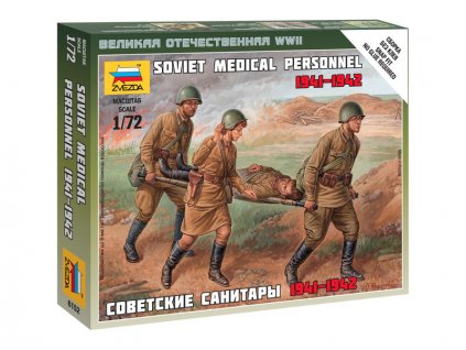 Zvezda figurky - ruští zdravotníci 1941-42 (1:72)