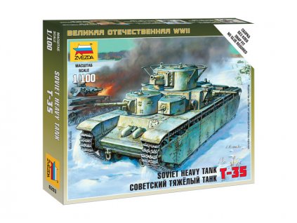 Zvezda Easy Kit Soviet Tank T-35 (1:100)