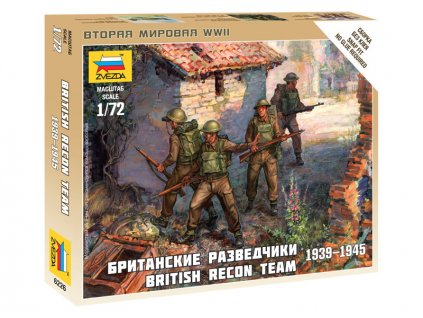 Zvezda figurky British Recon Team (1:72)