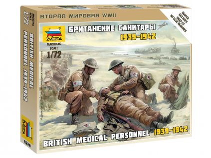 Zvezda figurky British Medic Team (1:72)