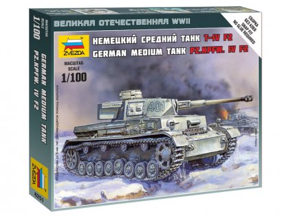 Zvezda Easy Kit Panzer IV Ausf.H (1:100)