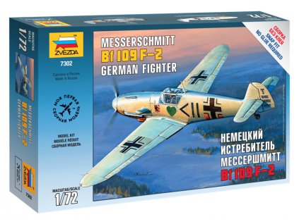 Zvezda Easy Kit Messerschmitt B-109 F2 (1:72)