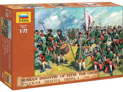 Zvezda figurky Russian Infantry (Peter the Great) (1:72)