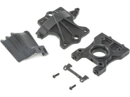 Losi DBXL-E: Distanční sloupky centr. difer, horní deska