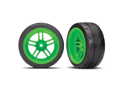 4-Tec 2.0: Zadní kola 1.9" split-spoke zelené (2)