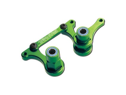 Traxxas - páky řízení hliníkové zelené