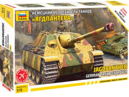Zvezda Snap Kit německý tank Jagdpanther (1:72)