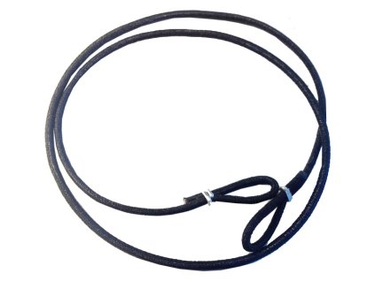 Klima Šňůra elastická s očky pr. 4mm 1m černá