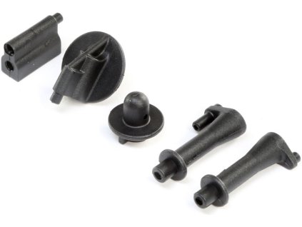 TLR 8X: Sloupky karosérie, lože nádrže