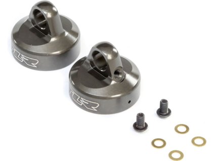 TLR 8X: Krytky tlumiče 16mm, hliník (2)