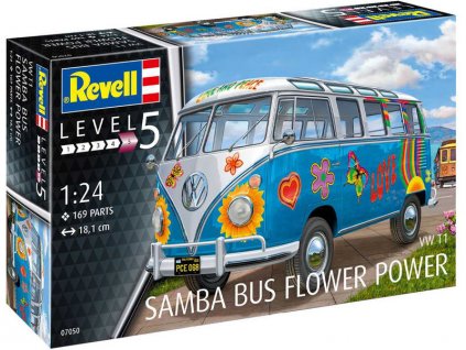 Revell VW T1 Samba Bus Flower Power (1:24)