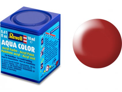 Revell akrylová barva #330 polomatná ohnivě rudá 18ml
