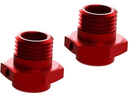 Arrma AR310484 Šestihran kola 17mm/16.5mm hliník, červený (2)