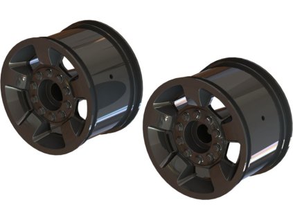 Arrma Disk kola Mt 2.8" 14mm černý chrom (2)