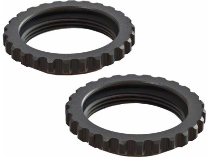 Arrma AR330514 Stavěcí matice tlumiče hliník, černá (2): 6S