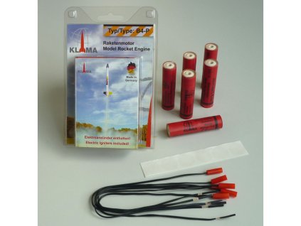 Klima raketový motor B4-P EL (6ks)
