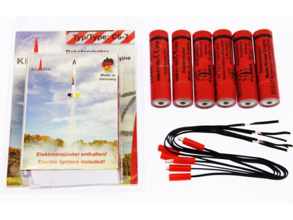 Klima raketový motor C6-7 EL (6ks)