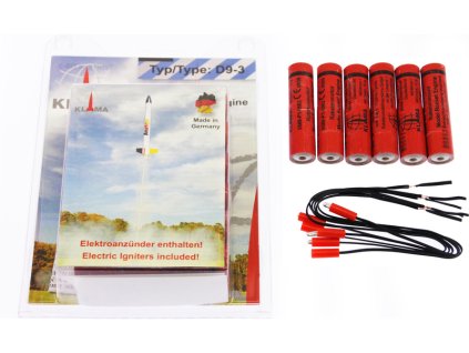 Klima raketový motor D9-3 EL (6ks)