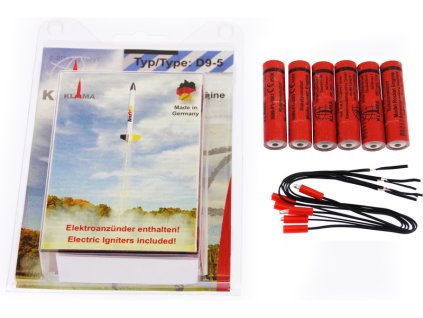 Klima raketový motor D9-5 EL (6ks)
