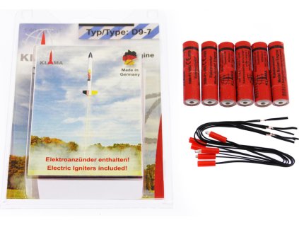 Klima raketový motor D9-7 EL (6ks)
