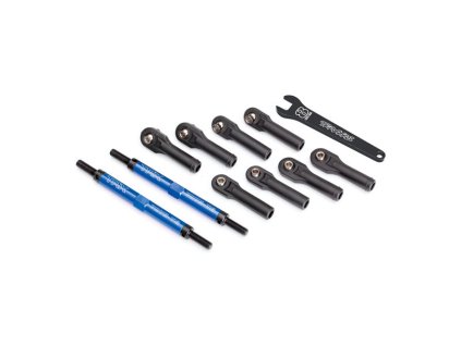 Traxxas ojnička řízení hliníková modrá 144mm (2)