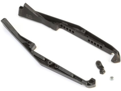 TLR Ochranné díly šasi Stiffezel, držák větráku: 22 5.0