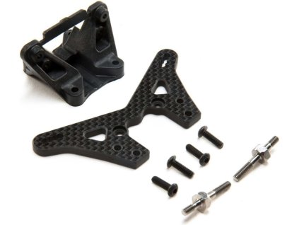 TLR Konverzní sada snížené zadní věže +2mm uhlík: 22 5.0