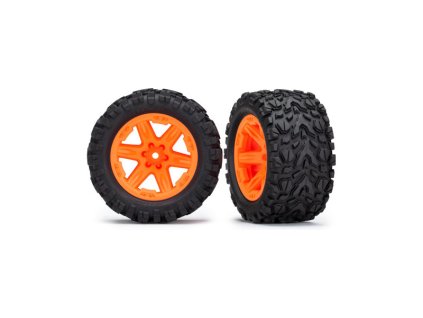 Traxxas kolo 2.8", disk RXT oranžový, pneu Talon Extreme (pár) (zadní)